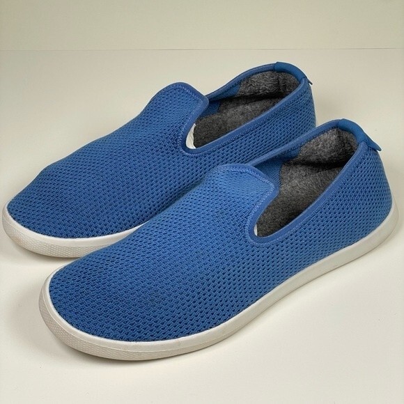 Allbirds Tree Loungers Slip On Shoes Kauri Cobalt (White Sole) Women's Size W10 - Picture 3 of 8